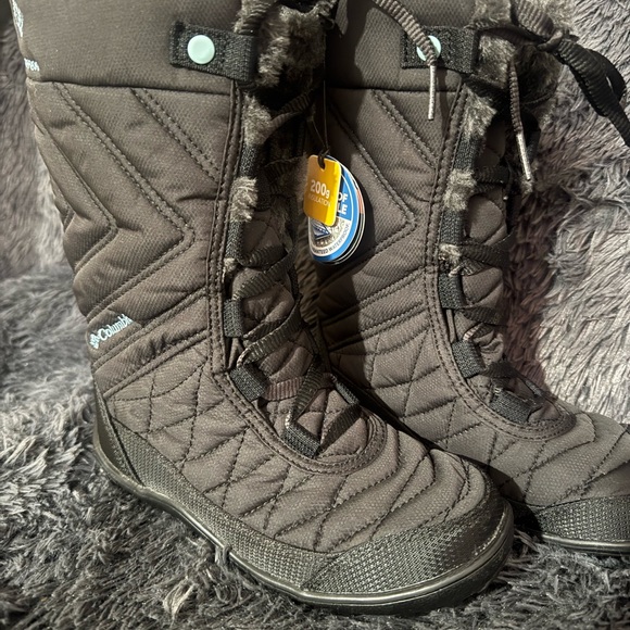 Columbia Other - Columbia Kids' Black Quilted Snow Boots